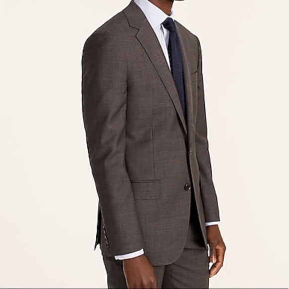 J crew ludlow slim fit suit jacket Italian stretch wool charcoal - Picture 3 of 6